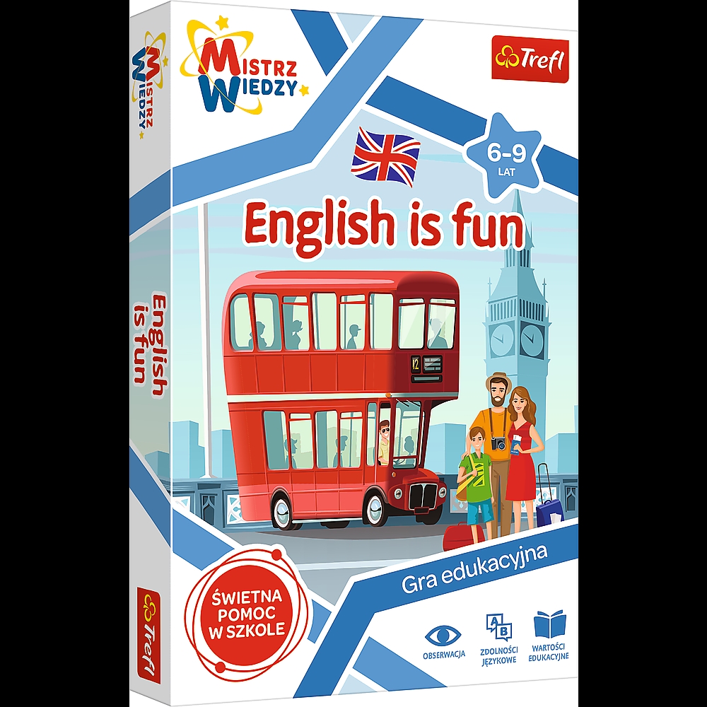 Gra Edukacyjna English is Fun z Serii Mistrz Wiedz