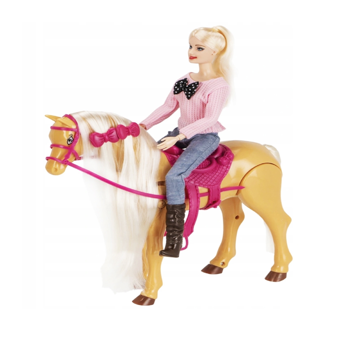 LALKA Z KONIKIEM CHODZĄCYM