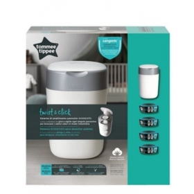 TOMMEE TIPPEE POJEMNIK TWIST + 4WKŁADY
