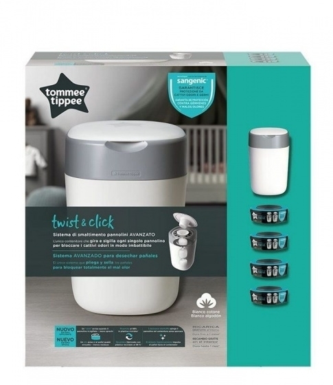 TOMMEE TIPPEE POJEMNIK TWIST + 4WKŁADY