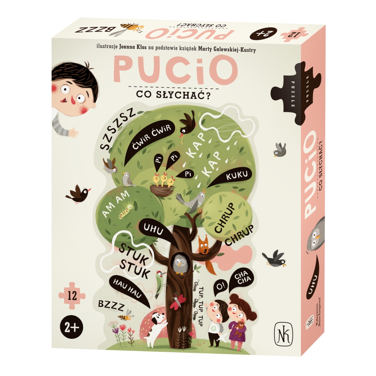 ZABAWKA PUZZLE PUCIO CO SŁYCHAĆ