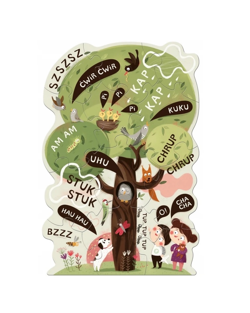 ZABAWKA PUZZLE PUCIO CO SŁYCHAĆ