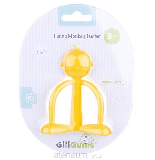 GRYZAK USPOKAJAJĄCY MAŁPKA ŻÓŁTY