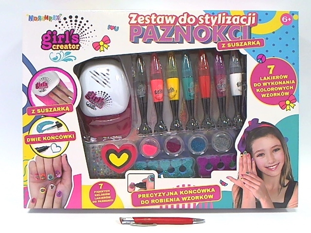 ZESTAW Z PISAKAMI DO PAZNOKCI