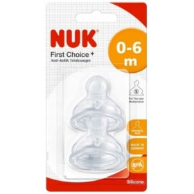 NUK SMOCZEK DO BUTELKI FIRST CHOICE 0-6 S