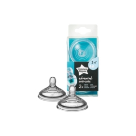 TOMMEE TIPPEE SMOCZEK SILIKONOWY ANTYKOLKOWY 3+