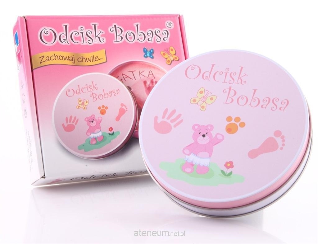 ZESTAW ODCISK BOBASA RÓŻOWY