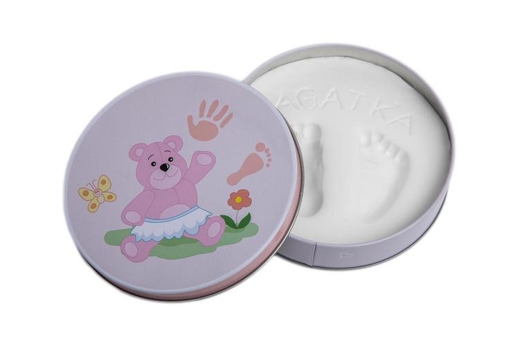 ZESTAW ODCISK BOBASA RÓŻOWY