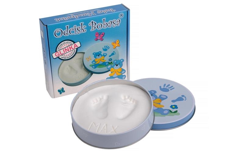 ZESTAW ODCISK BOBASA NIEBIESKI
