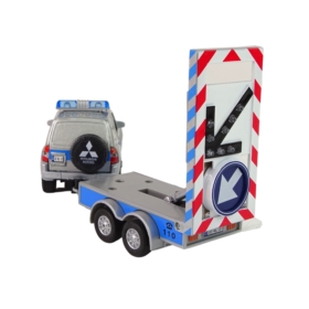 Auto policja z przyczepą światło HXCL009 75025