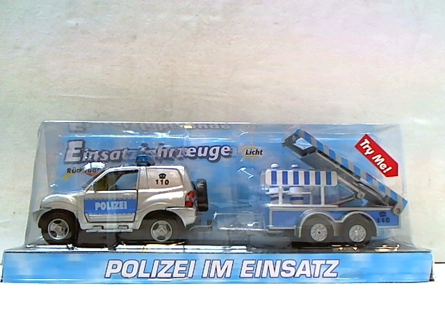 Auto policja z przyczepą światło HXCL009 75025