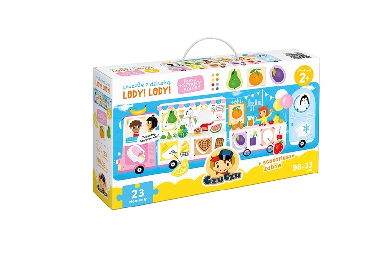 CzuCzu Puzzle z dziurką Lody! Lody! 90418