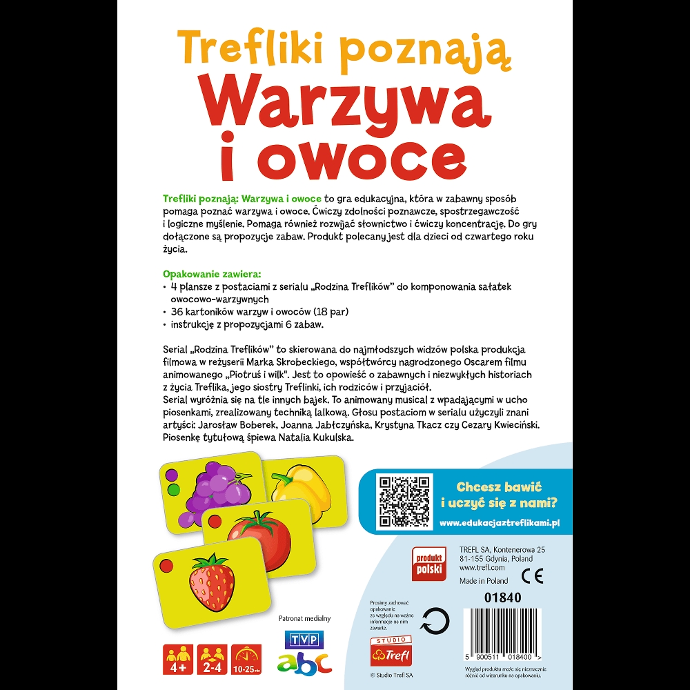 Gra Trefliki poznają: Warzywa i owoce 01840