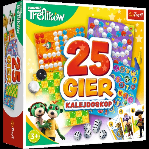 GRA KALEJDOSKOP 25 GIER RODZINA TREFLIKÓW