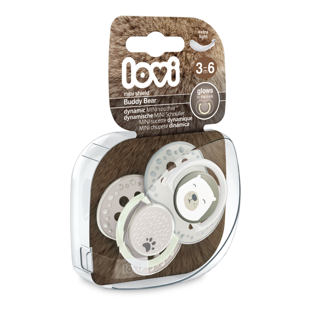 LOVI SMOCZEK SILIKONOWY BUDDY BEAR 3-6M 22/864