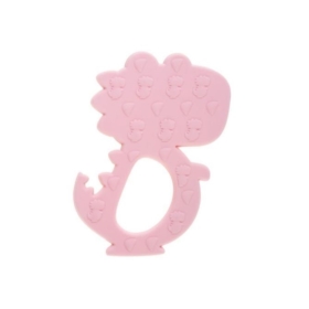 BOCIOLAND GRYZAK SILIKONOWY DINO RÓŻOWY