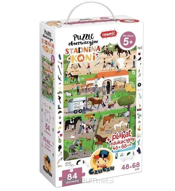 CZUCZU PUZZLE OBSERWACYJNE STADNINA KONI 5+
