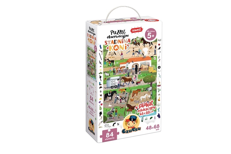 CZUCZU PUZZLE OBSERWACYJNE STADNINA KONI 5+