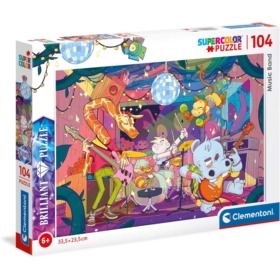 PUZZLE CLEMENTONI 104 MUSIC BAND BRILIANT