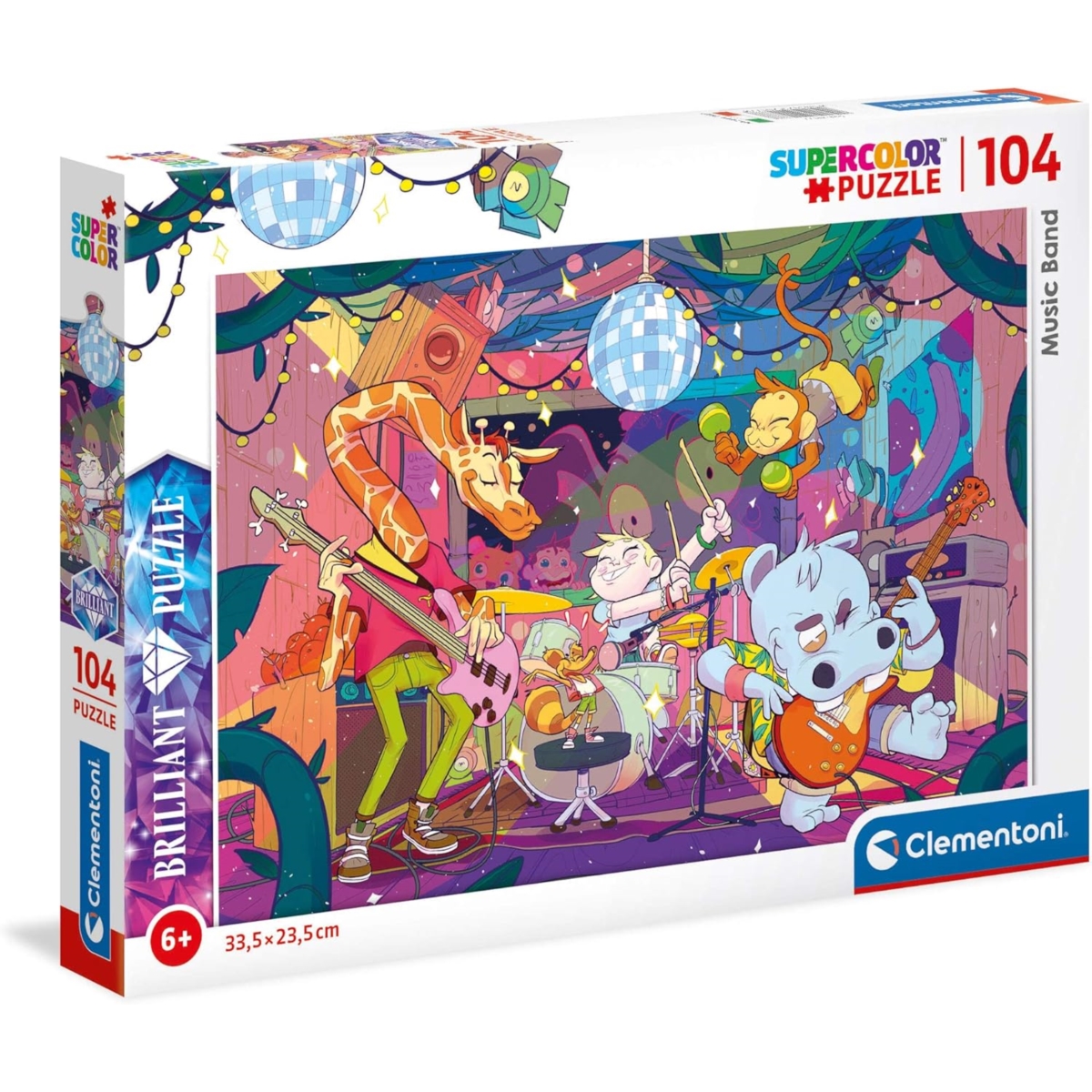 PUZZLE CLEMENTONI 104 MUSIC BAND BRILIANT