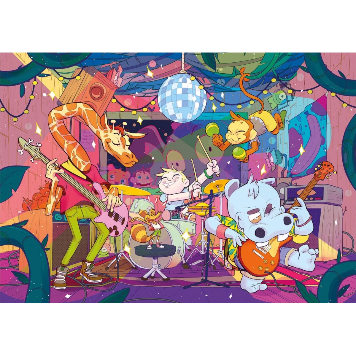 PUZZLE CLEMENTONI 104 MUSIC BAND BRILIANT