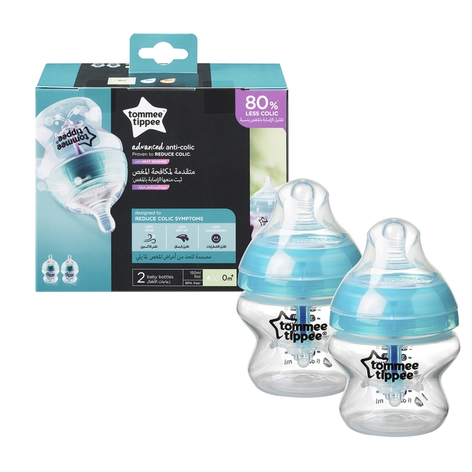 TOMMEE TIPPEE BUTELKA ANTYKOLKOWA 2X150 ML