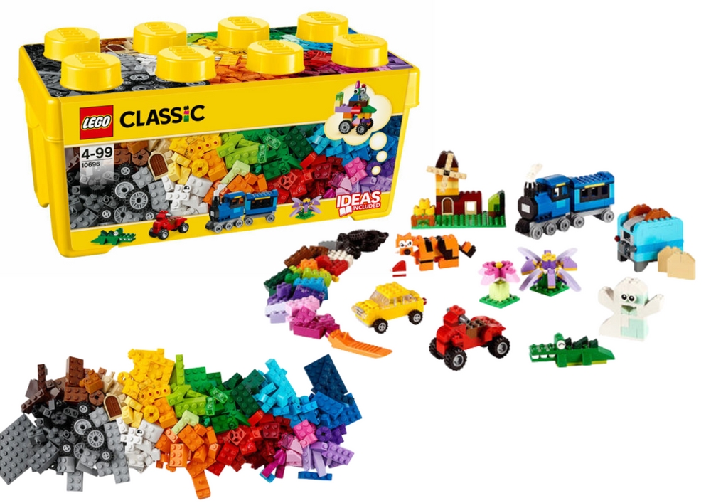 Klocki LEGO CLASSIC Kreatywne klocki średnie pudeł