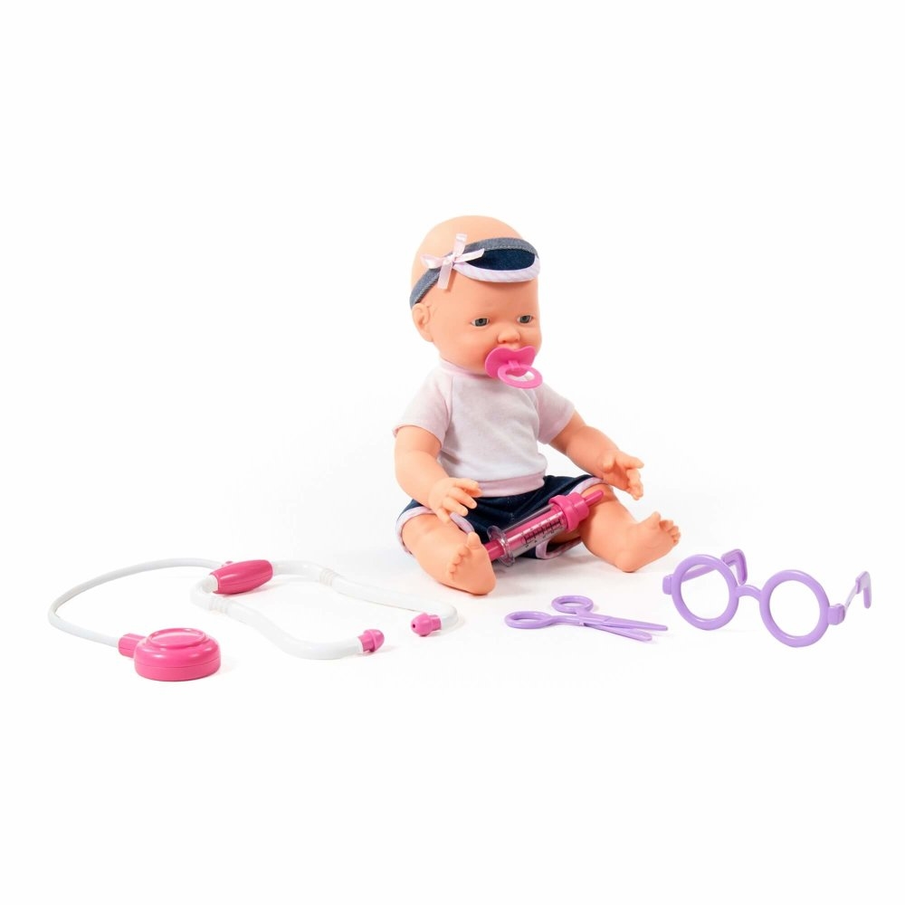 Bobas Lalka Ze Smoczkiem Zestaw Lekarski Stetoskop