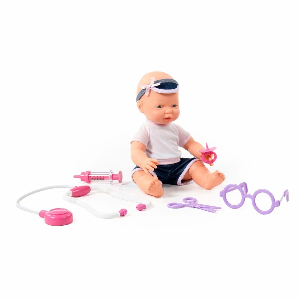 Bobas Lalka Ze Smoczkiem Zestaw Lekarski Stetoskop