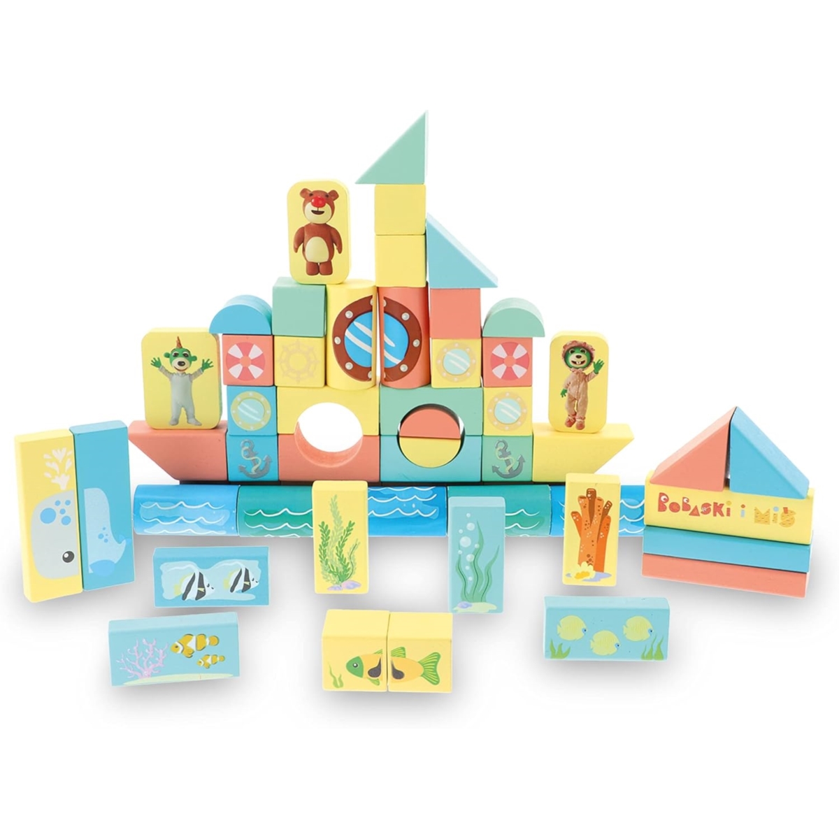 O! KLOCKI MORSKI ŚWIAT - BOBASKI I MIŚ