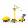 Zestaw Pojazdów Polesie Wywrotka Dźwig Koparka 571