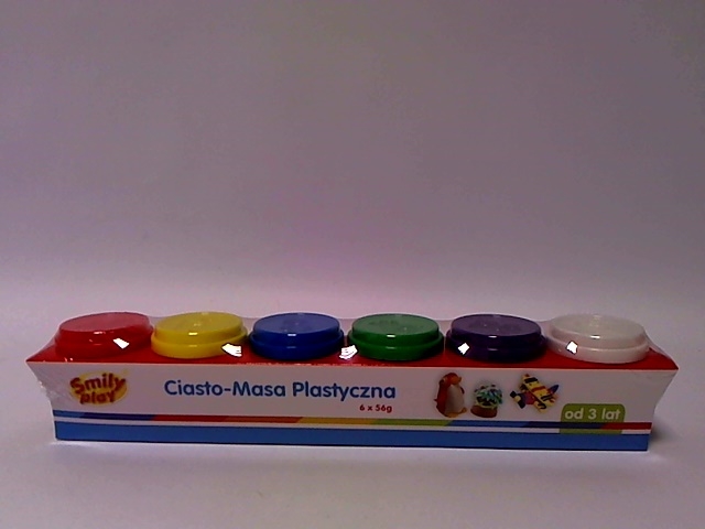 SMILY PLAY CIASTOLINA - MASA PLASTYCZNA 6szt.