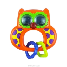 BABY MIX MUSICAL RATTLE - GRZECHOTKA SOWA