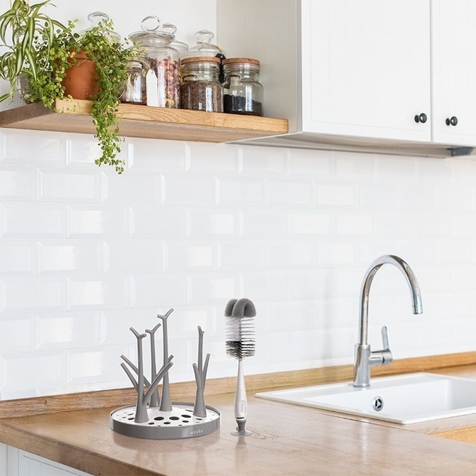 AKUKU SZCZOTKA DO BUTELEK Z PRZYSSAWKĄ A0102