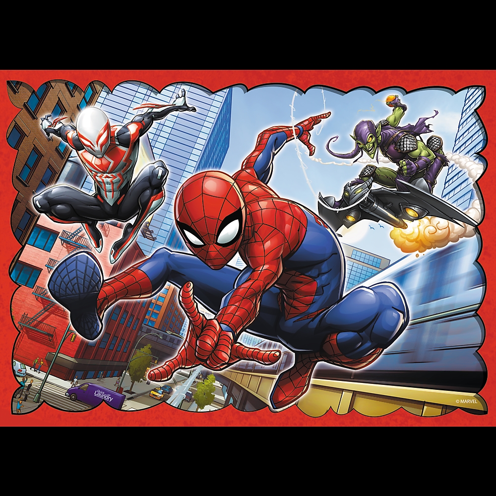 TREFL - PUZZLE 4w1 - SPIDER-MAN MARVEL - 34384