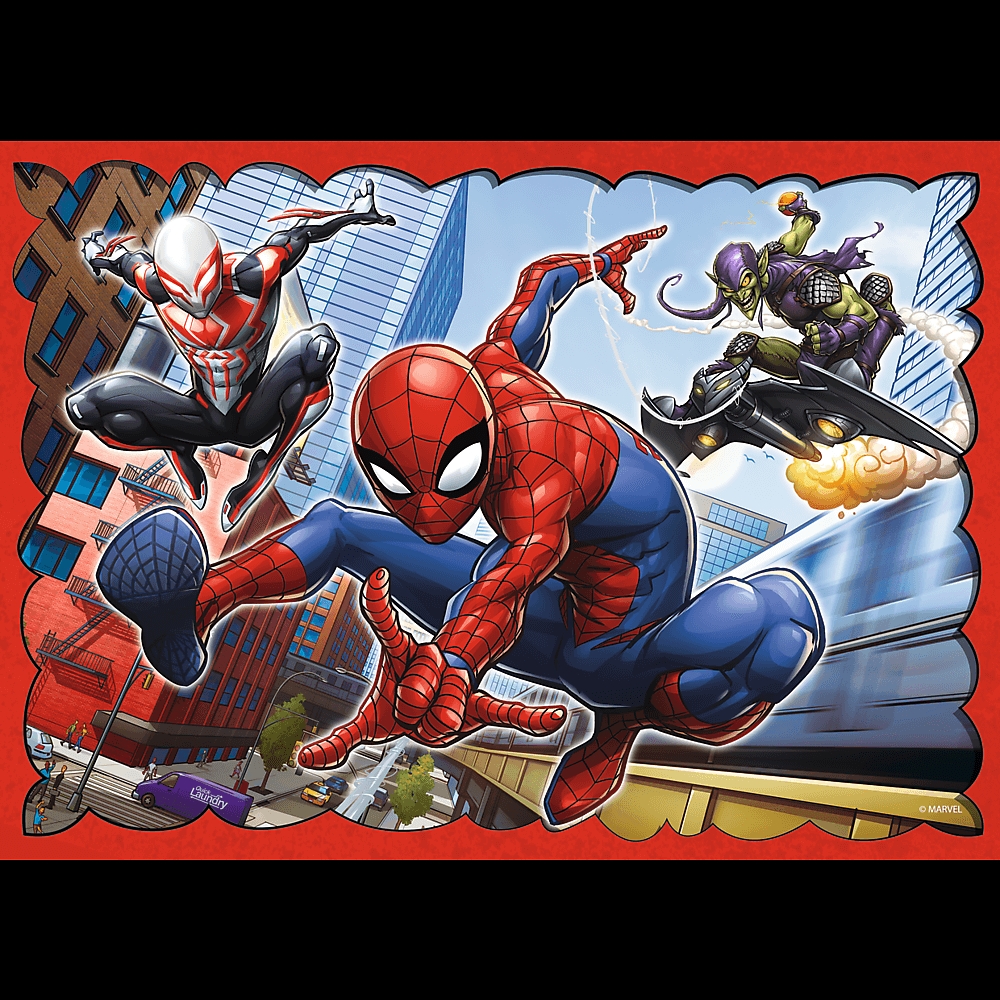 TREFL - PUZZLE 4w1 - SPIDER-MAN MARVEL - 34384