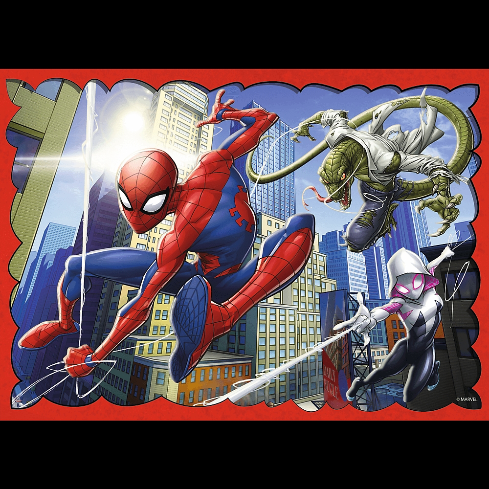 TREFL - PUZZLE 4w1 - SPIDER-MAN MARVEL - 34384