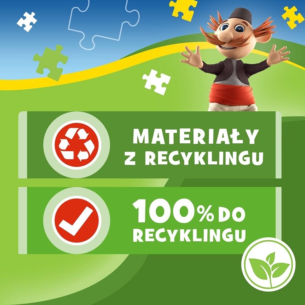 TREFL - PUZZLE 4w1 - TREFLIKI PRZED SNEM - 34399