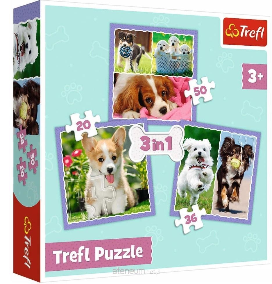 TREFL - PUZZLE 3w1 - UROCZE PIESKI - 34854