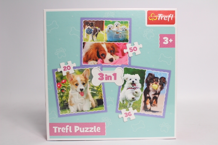 TREFL - PUZZLE 3w1 - UROCZE PIESKI - 34854
