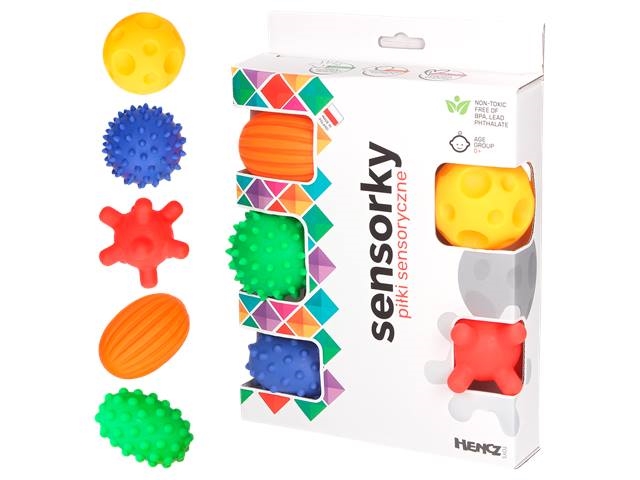 PIŁKI SENSORYCZNE 5 szt.