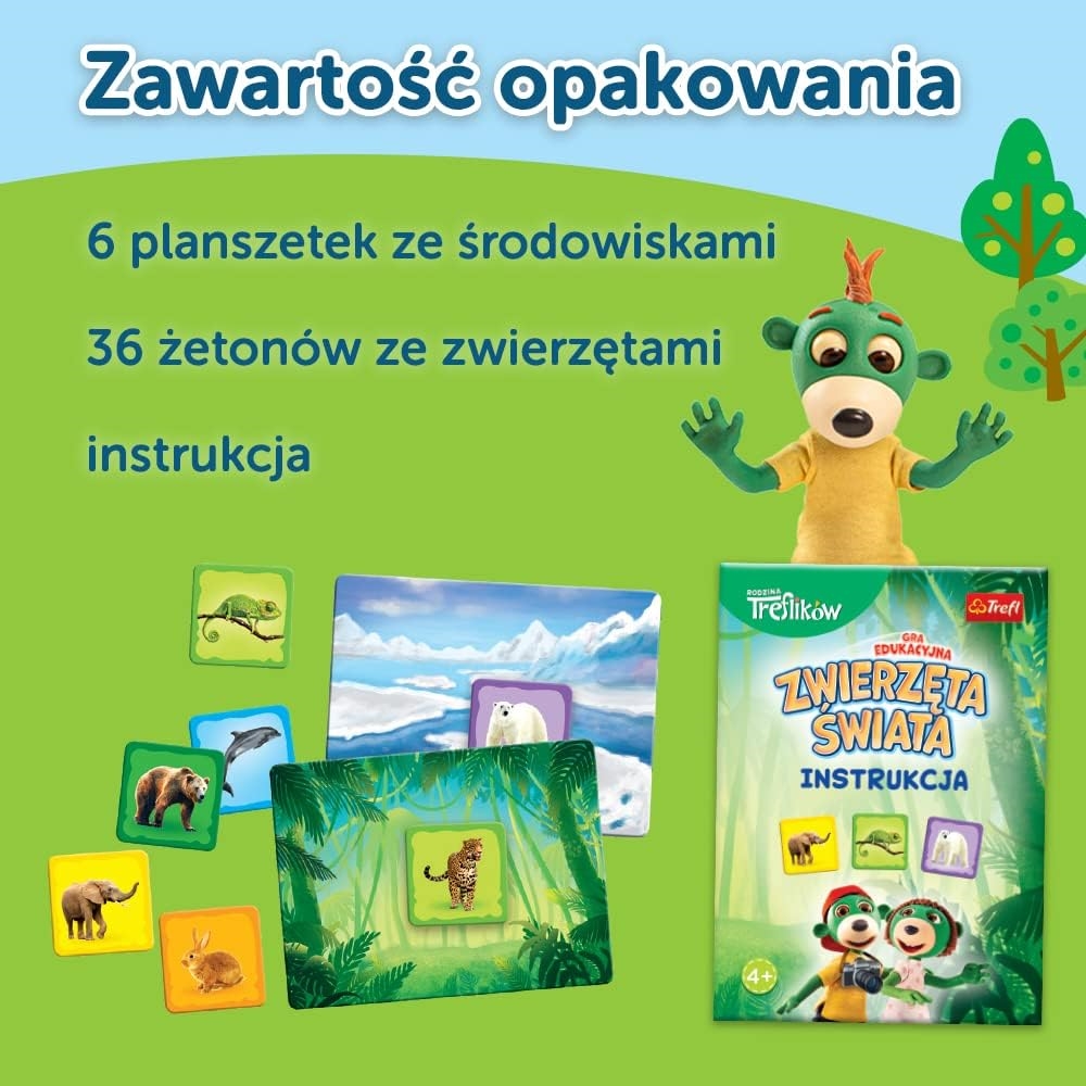 Zwierzęta świata - Rodzina Treflików 02337