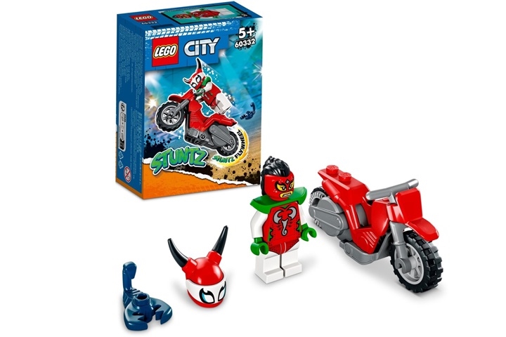 60332 LEGO CITY 5+ Motocykl kask.braw.skorp