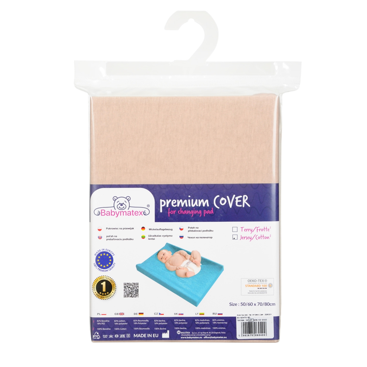BABYMATEX POKROWIEC NA PRZEWIJAK JERSEY