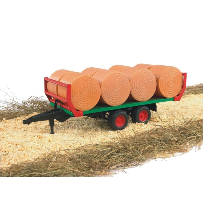 BRUDER - PRZYCZEPA Z 8 BELAMI - 02220