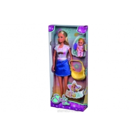 SIMBA LALKA STEFFI Z BOBASEM W CHUŚCIE