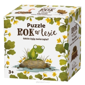PUZZLE PUCIO ROK W LESIE GDZIE ŻYJĄ ZWIERZĘTA