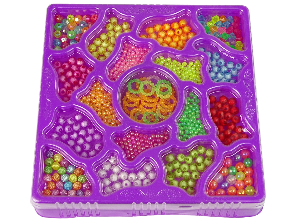 Zestaw Koralików Do Robienia Biżuterii 600 Element