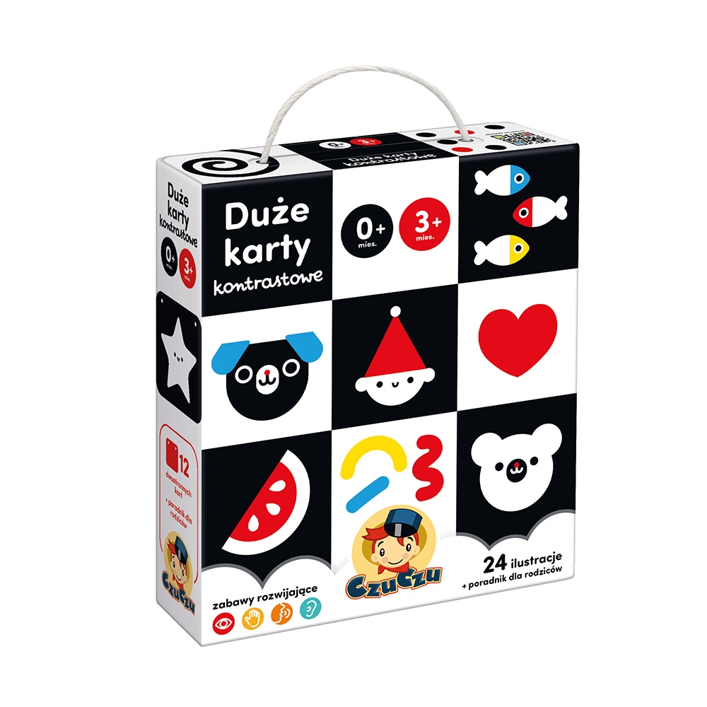 CZUCZU DUZE KARTY KONTRASTOWE 0 M-CY+