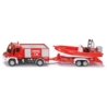 SIKU 1636 STRAŻ POŻARNA UNIMOG Z ŁODZIĄ